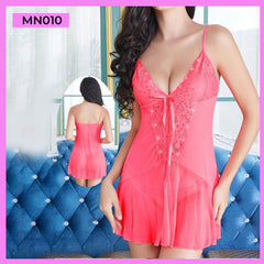 Baby Doll Short Pink Nighty