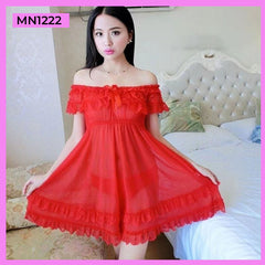 Baby Doll Transparent Lace Nighty