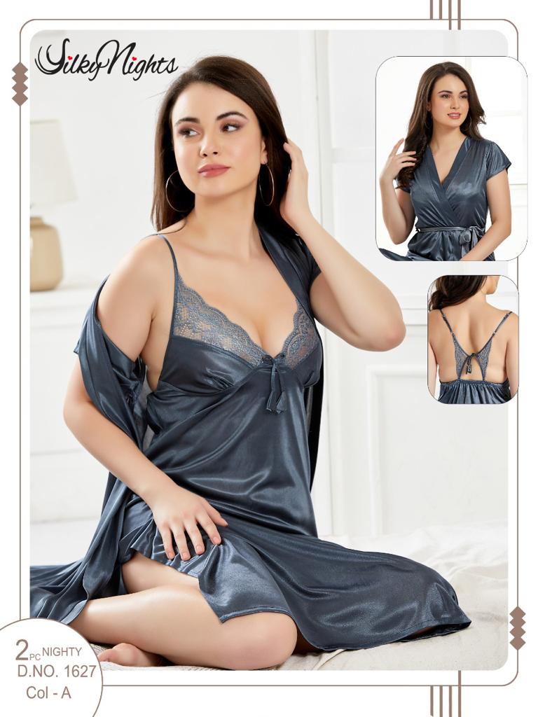 2Pc Silk Sleepwear -1627
