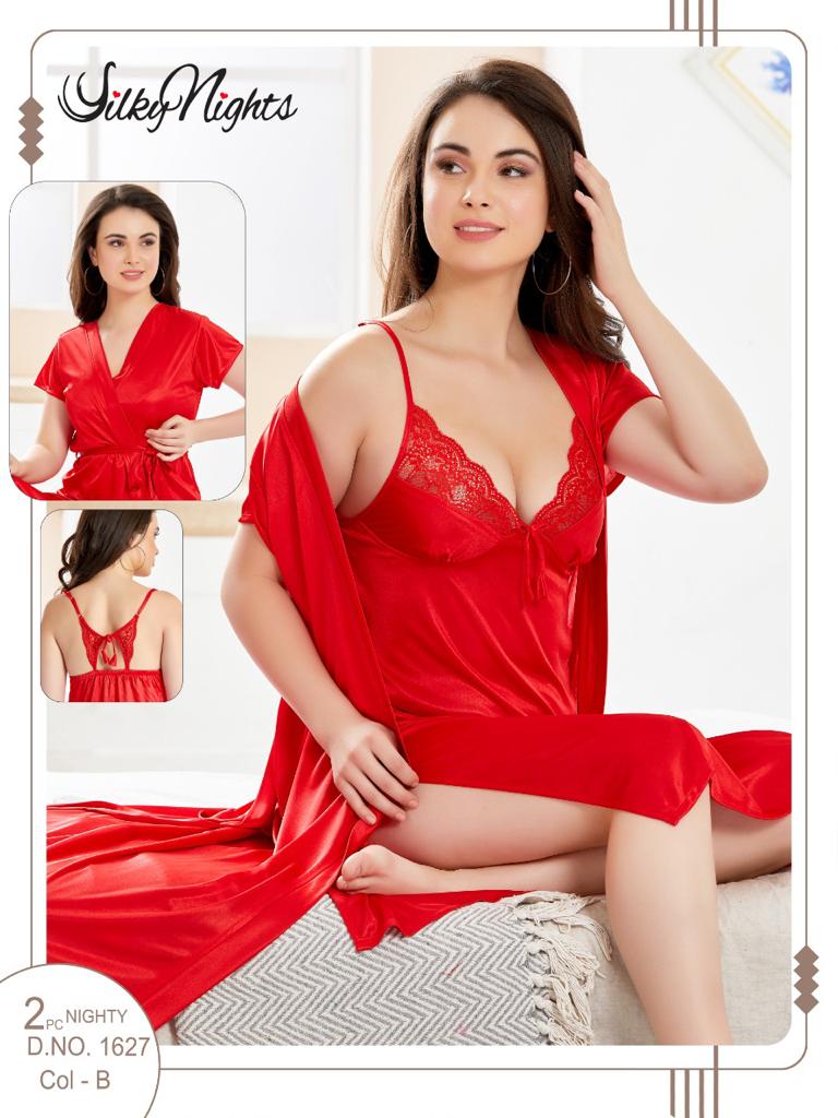 2Pc Silk Sleepwear -1627