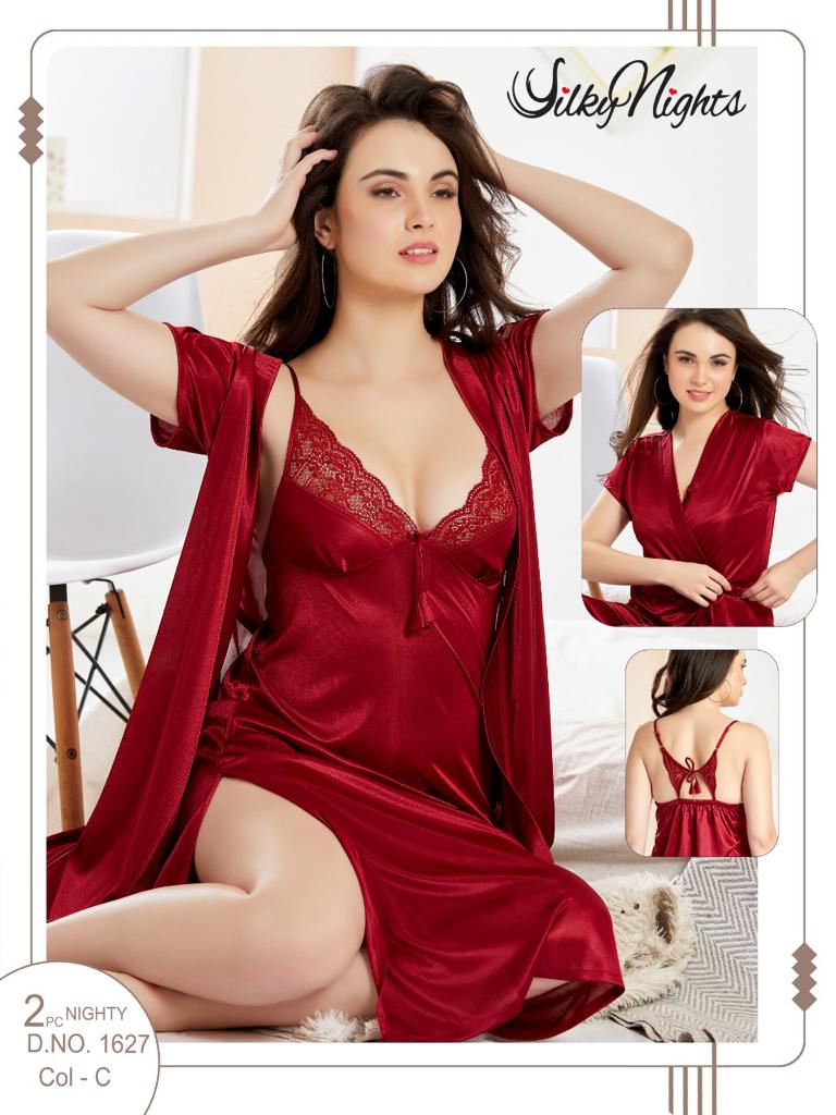 2Pc Silk Sleepwear -1627