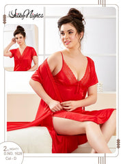 2Pc Silk Sleepwear -1628