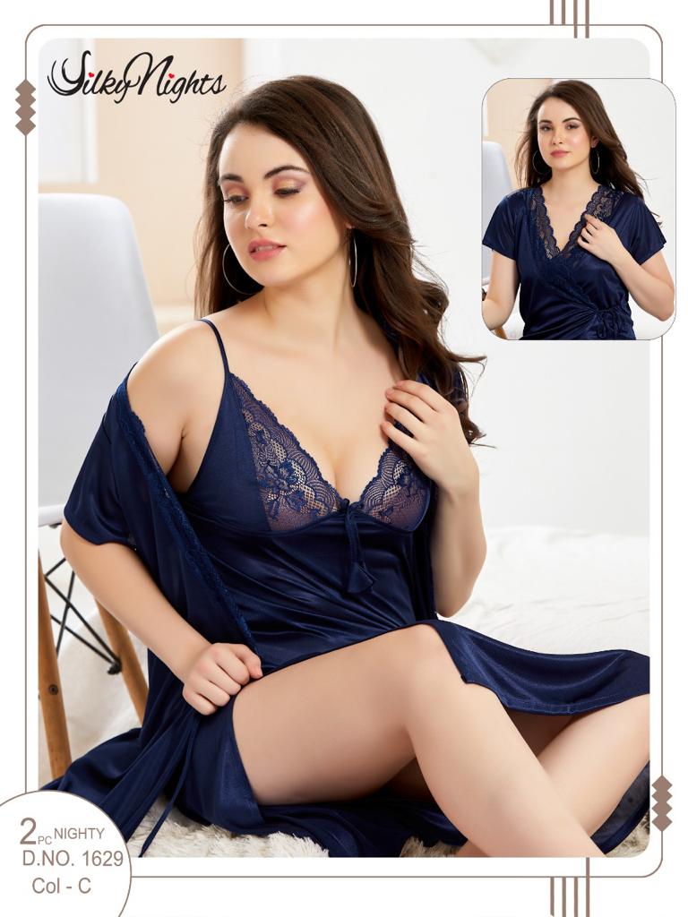 2Pc Silk Sleepwear -1628