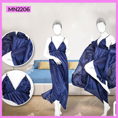 2Pc Bridal Gown Nighty Set