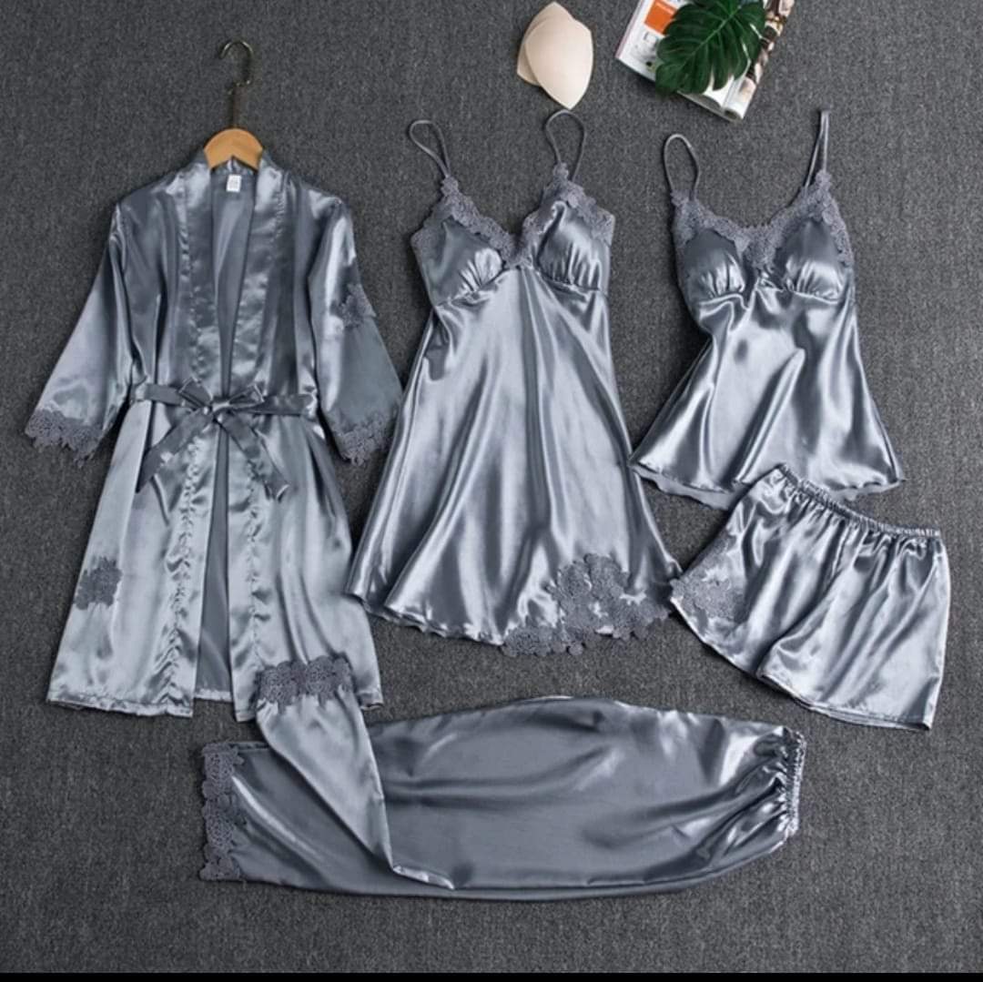 5pc Bridal Nightwear