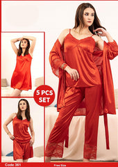 5pc Bridal Nightwear