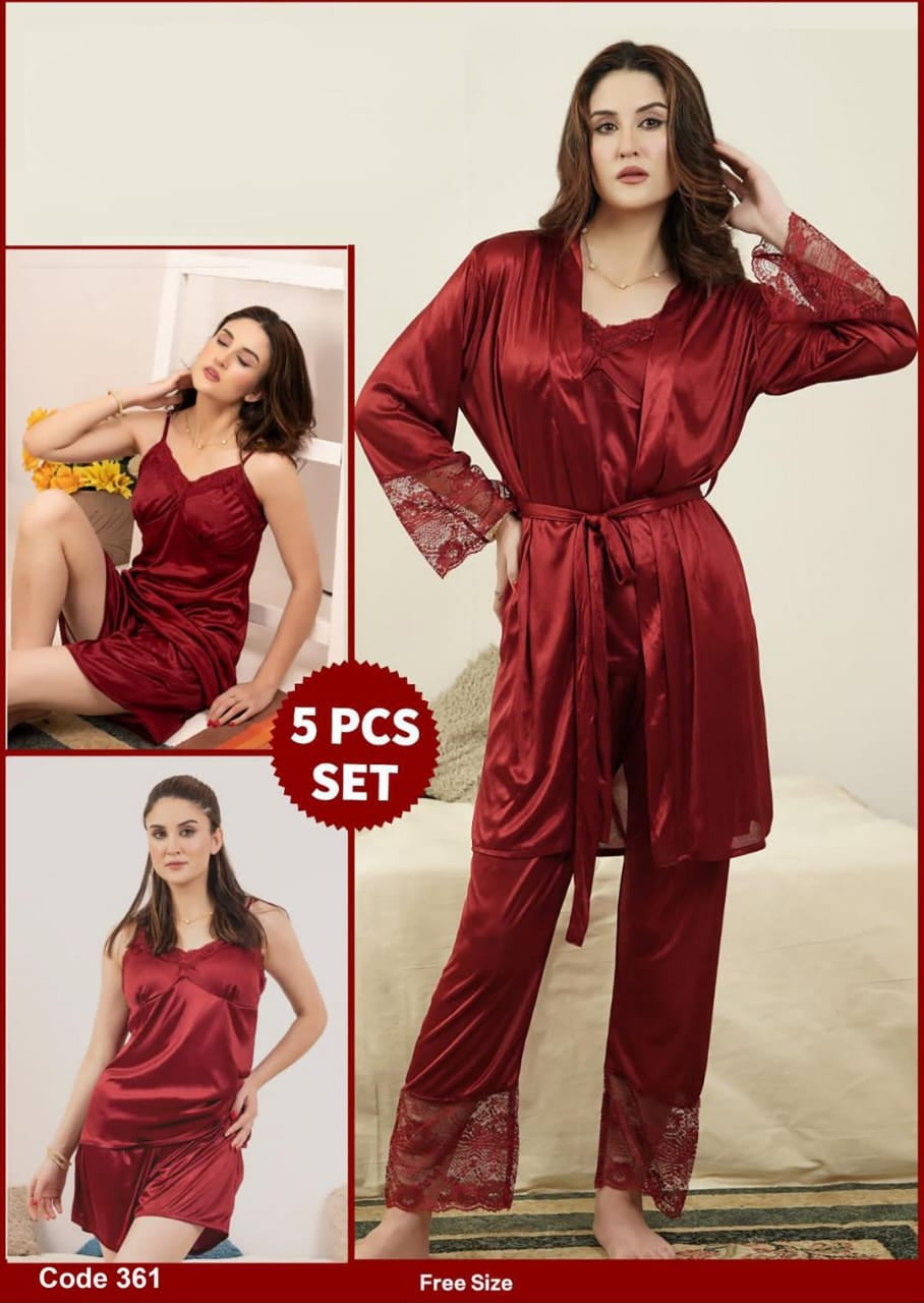 5pc Bridal Nightwear