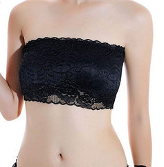 Strapless Tube Top Lace Paded Bra