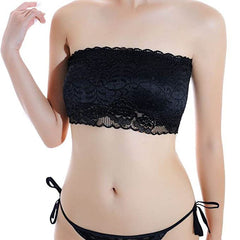 Strapless Tube Top Lace Paded Bra