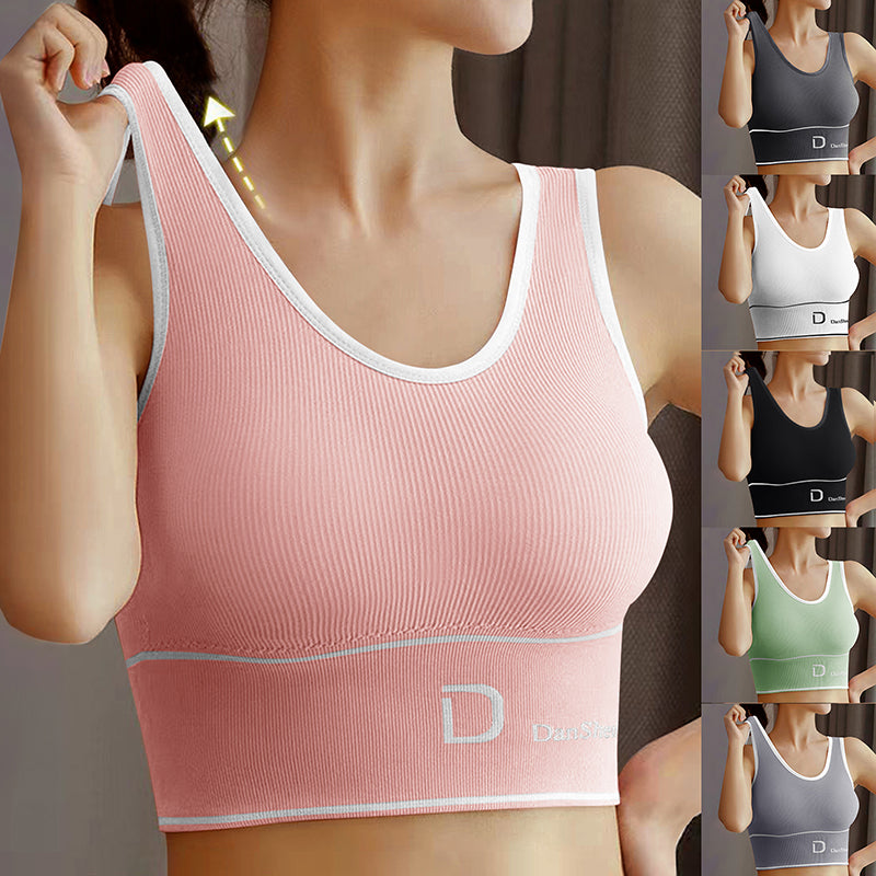 Sports Bra For Women D Letter Fitness U Back Yoga Shirt