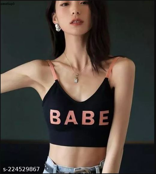 New BABE student girl wireless comfortable outdoor wear sports beauty back shirt Bra