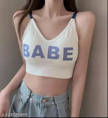 New BABE student girl wireless comfortable outdoor wear sports beauty back shirt Bra