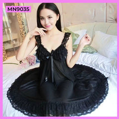 Baby Doll Transparent Lace Nighty