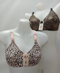 Pack of 2 Jersy Cheetah Bra