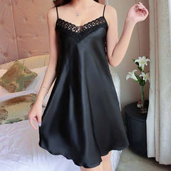 Short Satin Silk Chemise Nighty