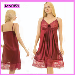 1Pc Silk Bridal Nighty