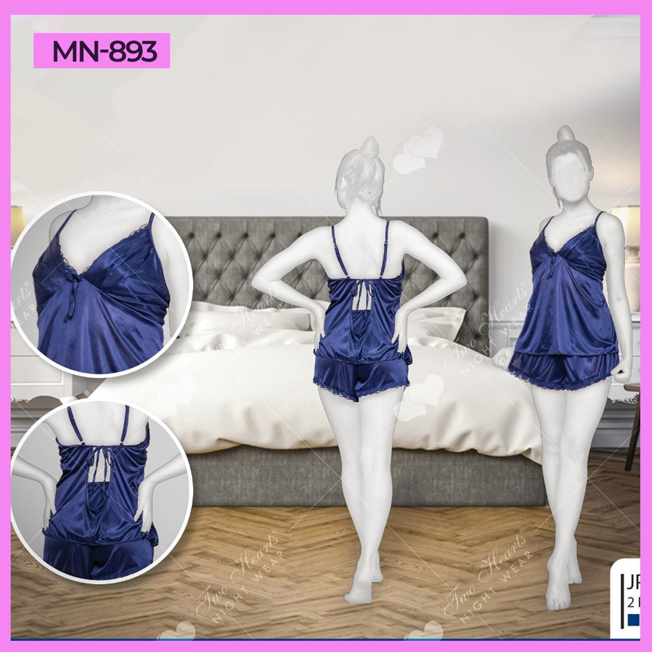 2Pc Silk Cami Set