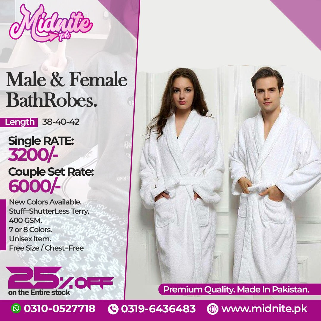 Male / Female Bathrobes Set