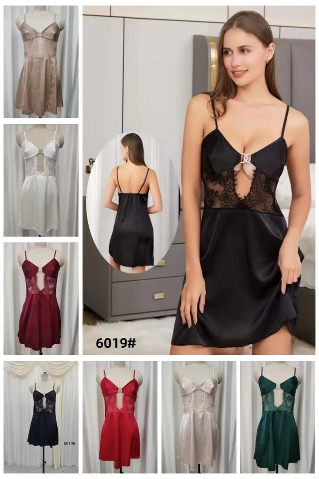 Midnight Temptation Black Net Nighty – Bold & Mysterious