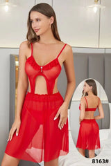 Lace and Mesh Sexy Night Dress