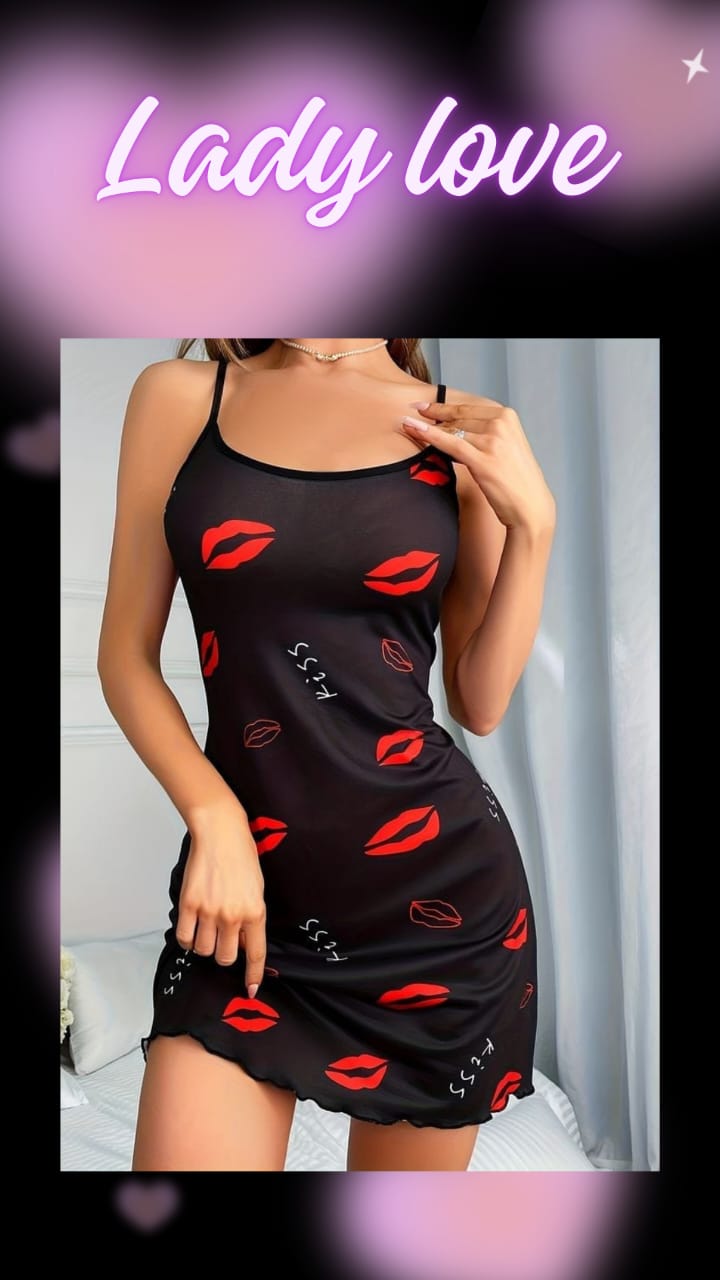 ALCEA Lips Women Sleepwear Sexy Lingerie