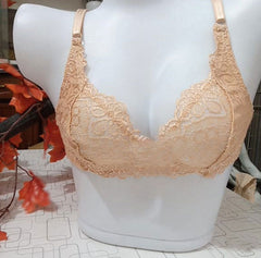 Lace Non Padded Net Bra