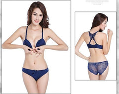 New design stylish hot fancy ladies butterfly front open bra and panty sets